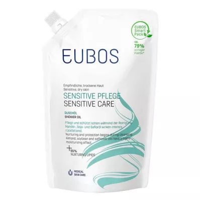 Eubos Sensitive Shower Oil F täitekott, 400 ml