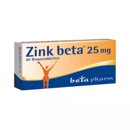 ZINK BETA 25 kihisevat tabletti, 40 tk