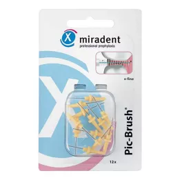 PIC BRUSH Interdental b.replacement b.1.8 mm kollane, 12 tk