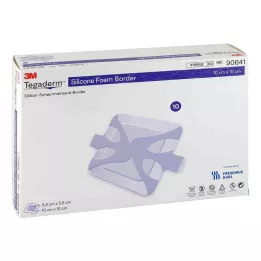 TEGADERM Silikoonist vahtpolster FK 10x10 cm, 10 tk