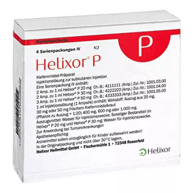 Helixor P seeria pakend IV ampullid (4x7 tükki)