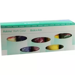 ASKINA Kleeplappide värviline valikukarp, 10 tk
