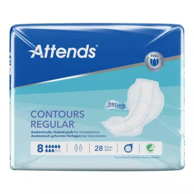 Attends Contours Regular 8 Mall, 28 tk