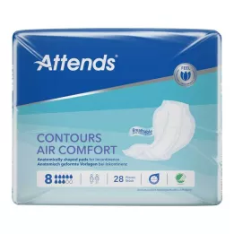 ATTENDS Contours Air Comfort 8 šablooni, 28 tk