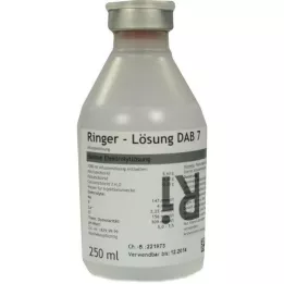 RINGER LÖSUNG DAB 7 plastist, 250 ml
