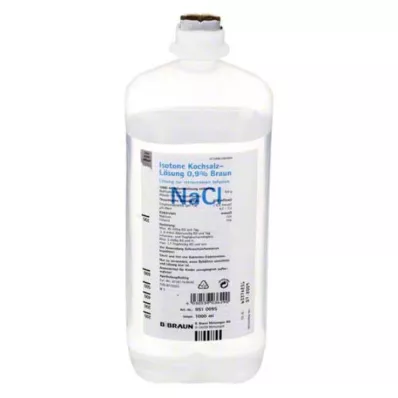 Soolalahus 0,9% Ecoflac Plus, 1000 ml