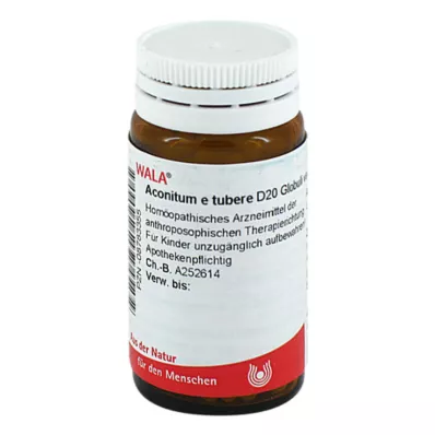 Aconitum tubere D 20 gloobulit, 20 g
