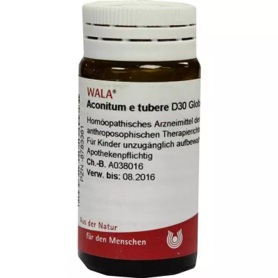 Aconitum tubere D 30 gloobulit, 20 g