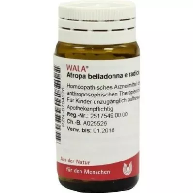 Atropa Belladonna ja Radix D3 gloobulid (20 g)