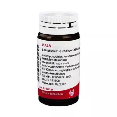 Levisticum E Radice D 6 gloobulit, 20 g