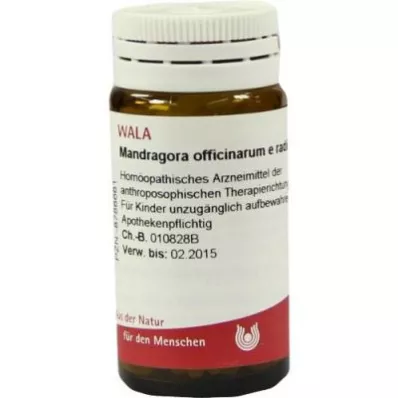 Mandragora väljas.E ratas. D6 gloobulid (20 g)