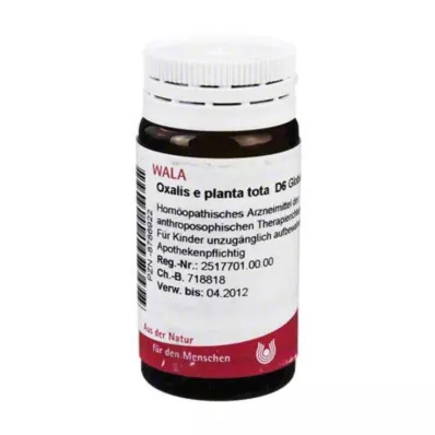 Oxalis E Planta Tota D 6 gloobulit, 20 g