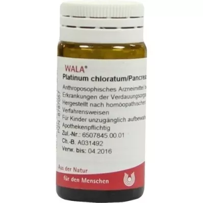 PLATINUM CHLORATUM/PANCREAS comp.globulid, 20 g