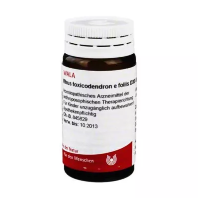 Rhus toxicodendron E foliis D 30 gloobulit, 20 g