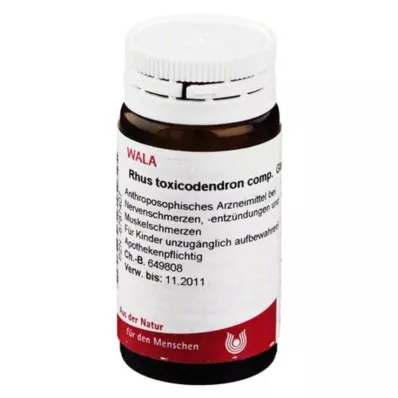 Rhus toxicodendron comp.Gloobulid, 20 g Rhus toxicodendron comp.Gloobulid, 20 g