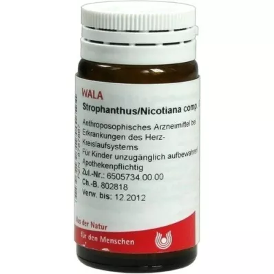 STROPHANTHUS/NICOTIANA comp.globulid, 20 g
