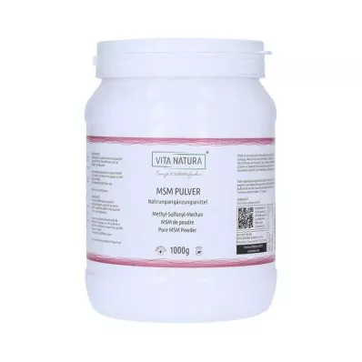 MSM PULVER Metüülsulfonüülmetaani pulber, 1000 g
