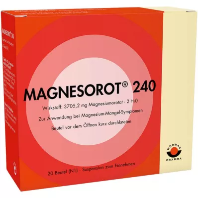 MAGNESOROT 240 kotikest, 20 tk