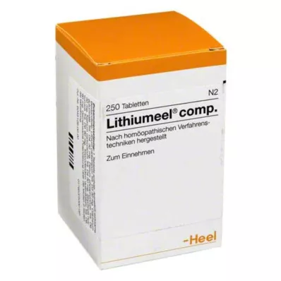 Lithiumeel komp.tabletid, 250 tk