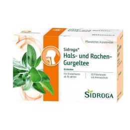 SIDROGA Kurgu ja kurgutee filtrikotikesed, 20X2,5 g