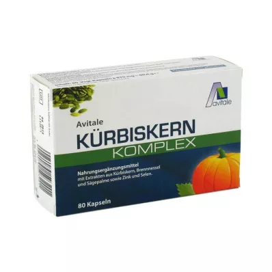 Kõrvitsaseemnete komplekskapslid, 80 tk