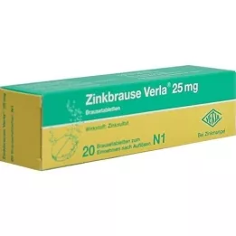 ZINKBRAUSE Verla 25 mg kihisevad tabletid, 20 tk