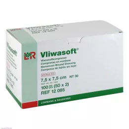 VLIWASOFT Vildist kompressid 7,5x7,5 cm steriilsed 6l, 50X2 tk