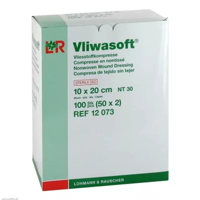 Vliwasoft fliiskompressid 10x20cm 6-kihilised steriilsed, 50x2 tükki