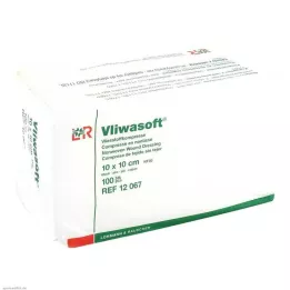 VLIWASOFT Mittekootud kompressid 10x10 cm mittesteriilsed 6l, 100 tk