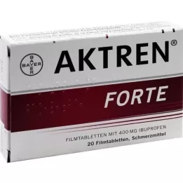AKTREN forte õhukese polümeerikattega tabletid, 20 tk