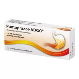 PANTOPRAZOL ADGC 20 mg enteroaktiivsed tabletid, 14 tk