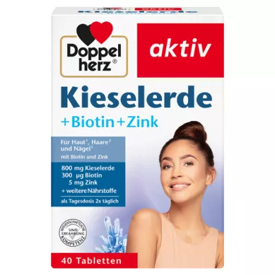 DOPPELHERZ Räni+biotiin+tsink tabletid, 40 tk