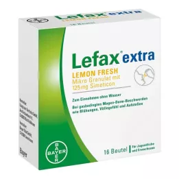 LEFAX ekstra Lemon Fresh Micro Granules, 16 tk