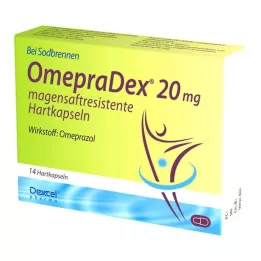 OMEPRADEX 20 mg kõvakapslid, 14 tk