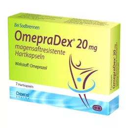OMEPRADEX 20 mg kõvakapslid, 7 tk