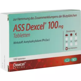 ASS Dexcel 100 mg tabletid, 100 tk