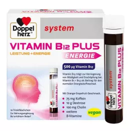 DOPPELHERZ Vitamiin B12 Plus süsteemi joogiampullid, 10X25 ml