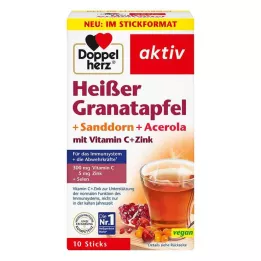 DOPPELHERZ kuum granaatõun + astelpaju + acerola, 10 tk