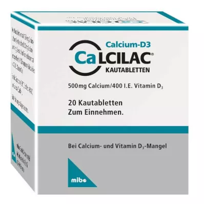 Calcilac närimistabletid, 20 tk Calcilac närimistabletid, 20 tk
