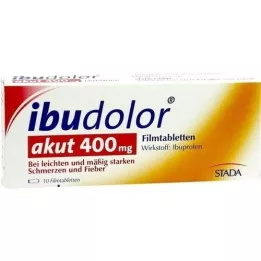 IBUDOLOR ägedad 400 mg õhukese polümeerikattega tabletid, 10 tk