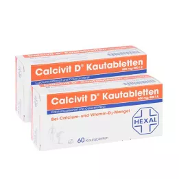 Calcivit D närimistabletid 600mg/400 rahvusvahelist ühikut (120 tk)