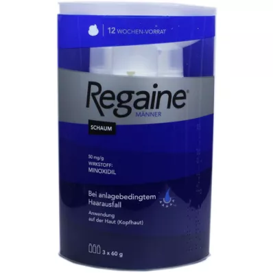 REGAINE Meeste vaht 50 mg/g, 3X60 ml