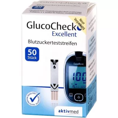 GLUCOCHECK Suurepärased testribad, 50 tk