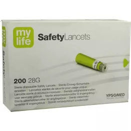 MYLIFE SafetyLancets, 200 tk