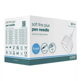 KLINION Soft fine plus pliiatsinõelad 0,25x8 mm 31 G, 110 tk