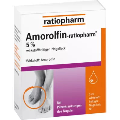 AMOROLFIN-ratiopharm 5% toimeainet sisaldav küünelakk, 3 ml