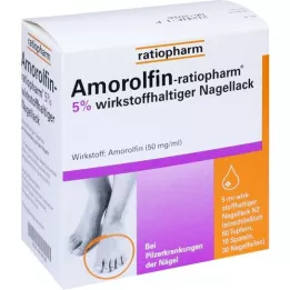 AMOROLFIN-ratiopharm 5% toimeainet sisaldav küünelakk, 5 ml