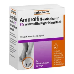 AMOROLFIN-ratiopharm 5% toimeainet sisaldav küünelakk, 5 ml