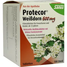 PROTECOR Hawthorn 600 mg õhukese polümeerikattega tabletid, 100 kapslit