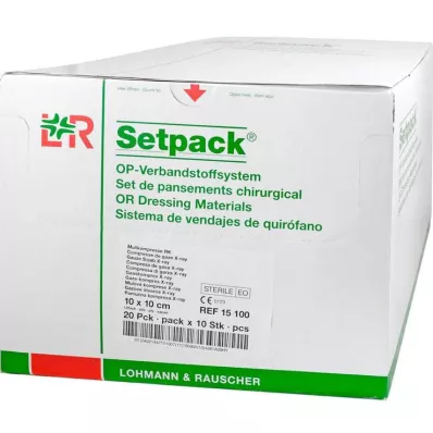 MULLKOMPRESSEN 10x10 cm steriilne 12x RK, 20X10 tk